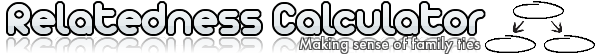 Relatedness Calculator - Making sense of family ties